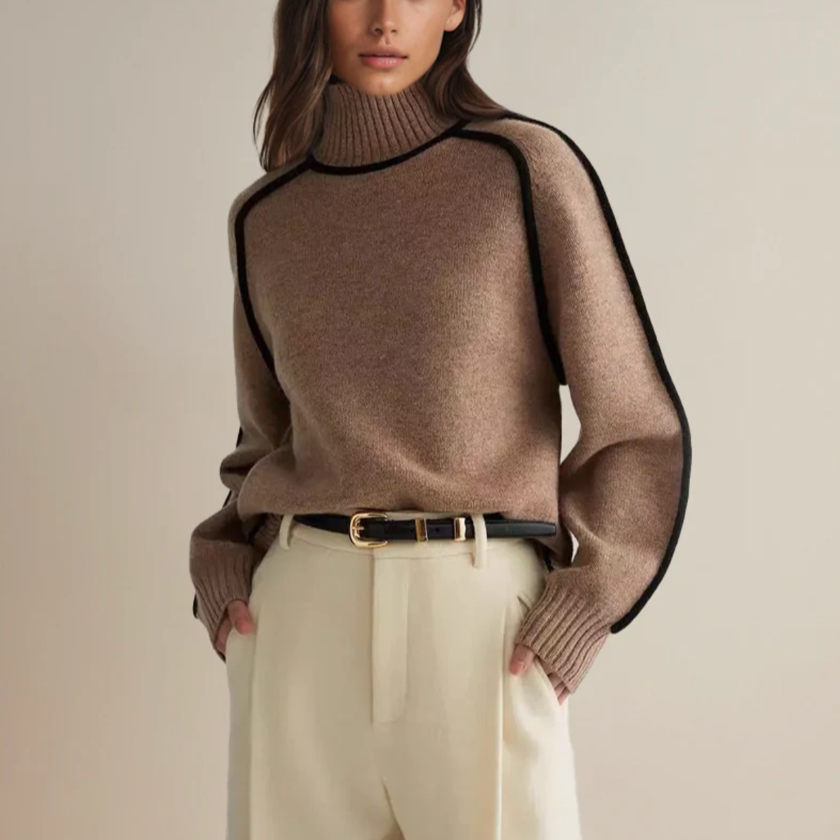 Ana | Suéter de Cuello Alto Esencial