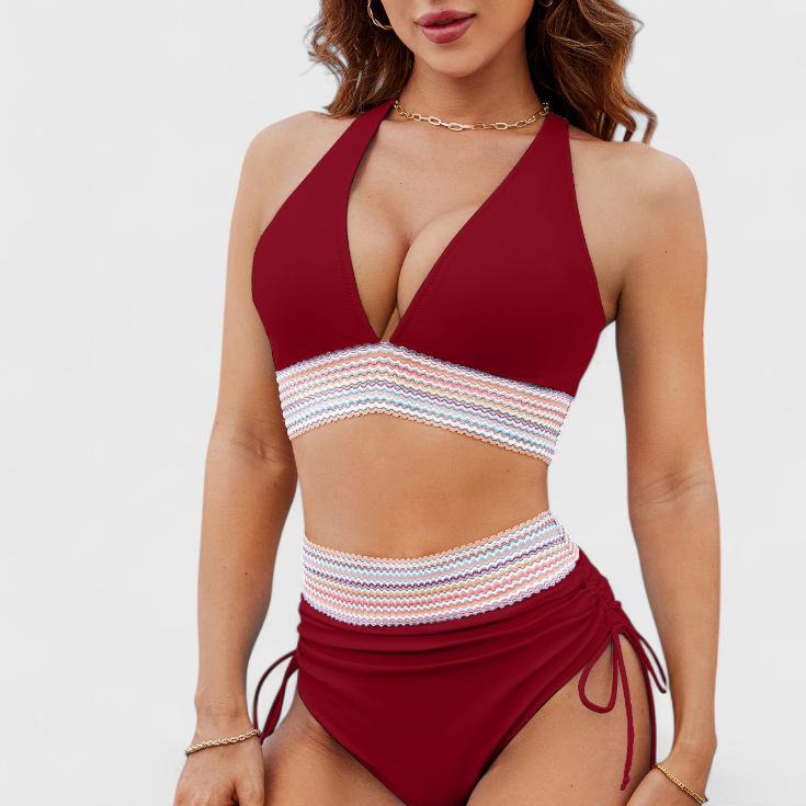 Mireille Bikini de Cintura Alta con Control y Elegancia