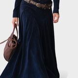 Pilar™ | Vestido maxi de terciopelo suave