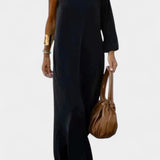 Maddie Vestido Midi Elegante de Un Hombro