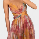Ingrid Vestido Maxi Floral con Escote en V