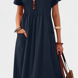 Lottie Vestido de Longitud Media con Bolsillos