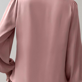 Quinn Blusa Elegante de Manga Larga con Escote en V