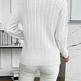 Zoe | Suéter de punto con trenzas