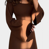 Livia Vestido de Punto con Cintura