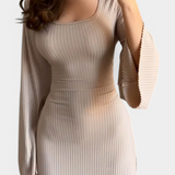 Livia Vestido de Punto con Cintura