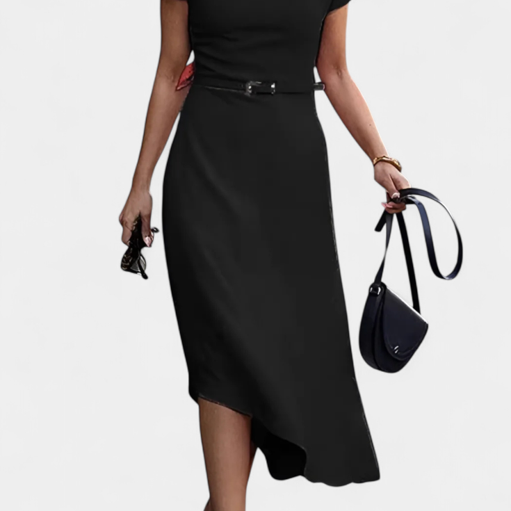 Florence Vestido Asimétrico de Estilo Urbano