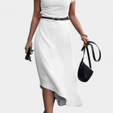 Florence Vestido Asimétrico de Estilo Urbano