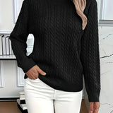 Zoe | Suéter de punto con trenzas