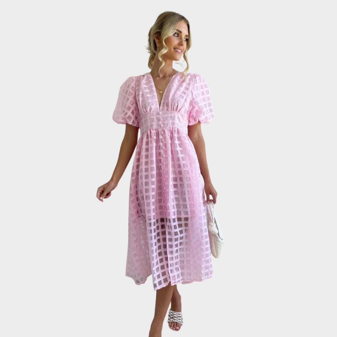 Julia™ | Vestido de Encaje con Mangas Acampanadas