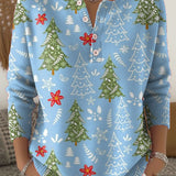 Edith Jersey de Navidad con Botones