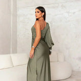 Melyssa Elegante Maxi Vestido de Noche