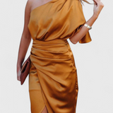 Anais Vestido Fluido con Silueta Elegante y Atemporal