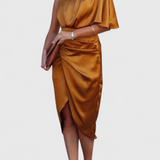 Anais Vestido Fluido con Silueta Elegante y Atemporal