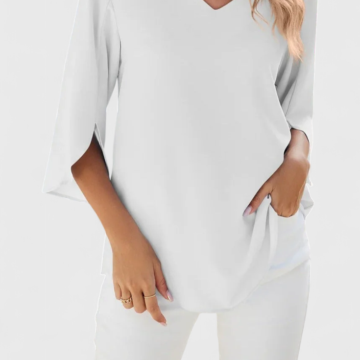 Tabitha Blusa Casual con Corte Suelto y Estilo Sofisticado