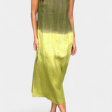 Taerra Vestido Sin Mangas con Estilo Tie-Dye en Degradé