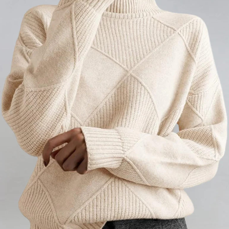 Lauren Suéter de Cuello Alto