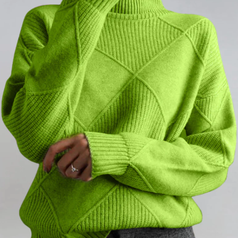 Lauren Suéter de Cuello Alto