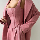 Dolce - Conjunto de Tres Piezas con Blazer de Doble Botonadura