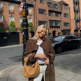 Veron Elegante Gabardina de Ante