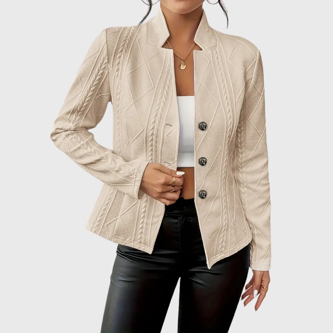 Olivia Blazer con detalles elegantes