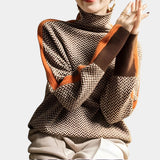 Vera Cuello Alto con Costuras a Rayas