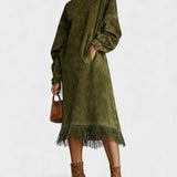 Victoria™ | Vestido largo de seda con corte elegante