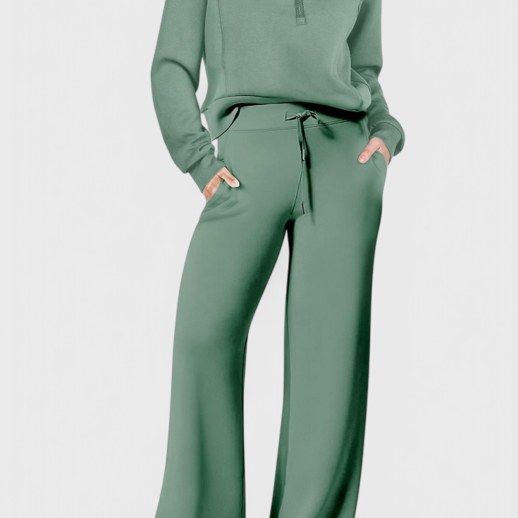 Berken Conjunto de Lounge de Dos Piezas de Manga Larga