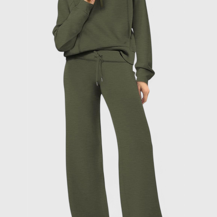 Berken Conjunto de Lounge de Dos Piezas de Manga Larga