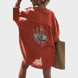 Selena | Camisa Bordada Con Detalles Brillantes