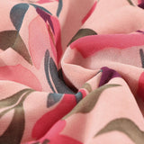 Keti Vestido Maxi Floral con Mangas Largas y Volantes Delicados