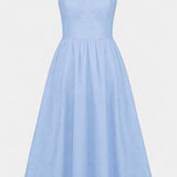 Marvelle Vestido Midi Sin Mangas de Caída Ligera