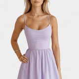 Marvelle Vestido Midi Sin Mangas de Caída Ligera