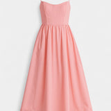 Marvelle Vestido Midi Sin Mangas de Caída Ligera