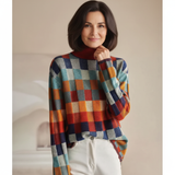 Nina | Suéter de cuello alto de cachemira