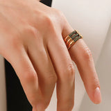 AURORA BOLD | ANILLO CON PAVÉ Y FUERZA SILENCIOSA