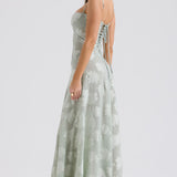 Mabel Vestido de Lentejuelas y Encaje Vintage