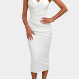 Iveta Vestido Sin Tirantes y Sin Espalda