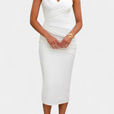 Iveta Vestido Sin Tirantes y Sin Espalda