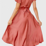 Franzi Vestido Elegante con Escote en V